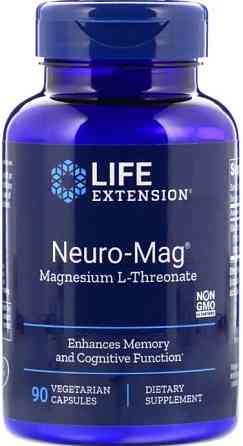 Магній L-треонат Life Extension Neuro-Mag 90 капс Київ