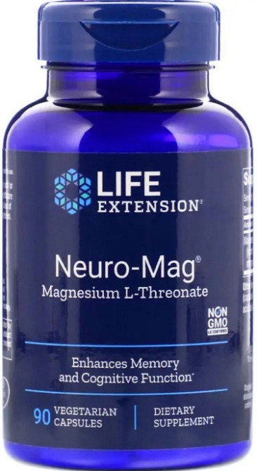 Магній L-треонат Life Extension Neuro-Mag 90 капс Київ - фото 1