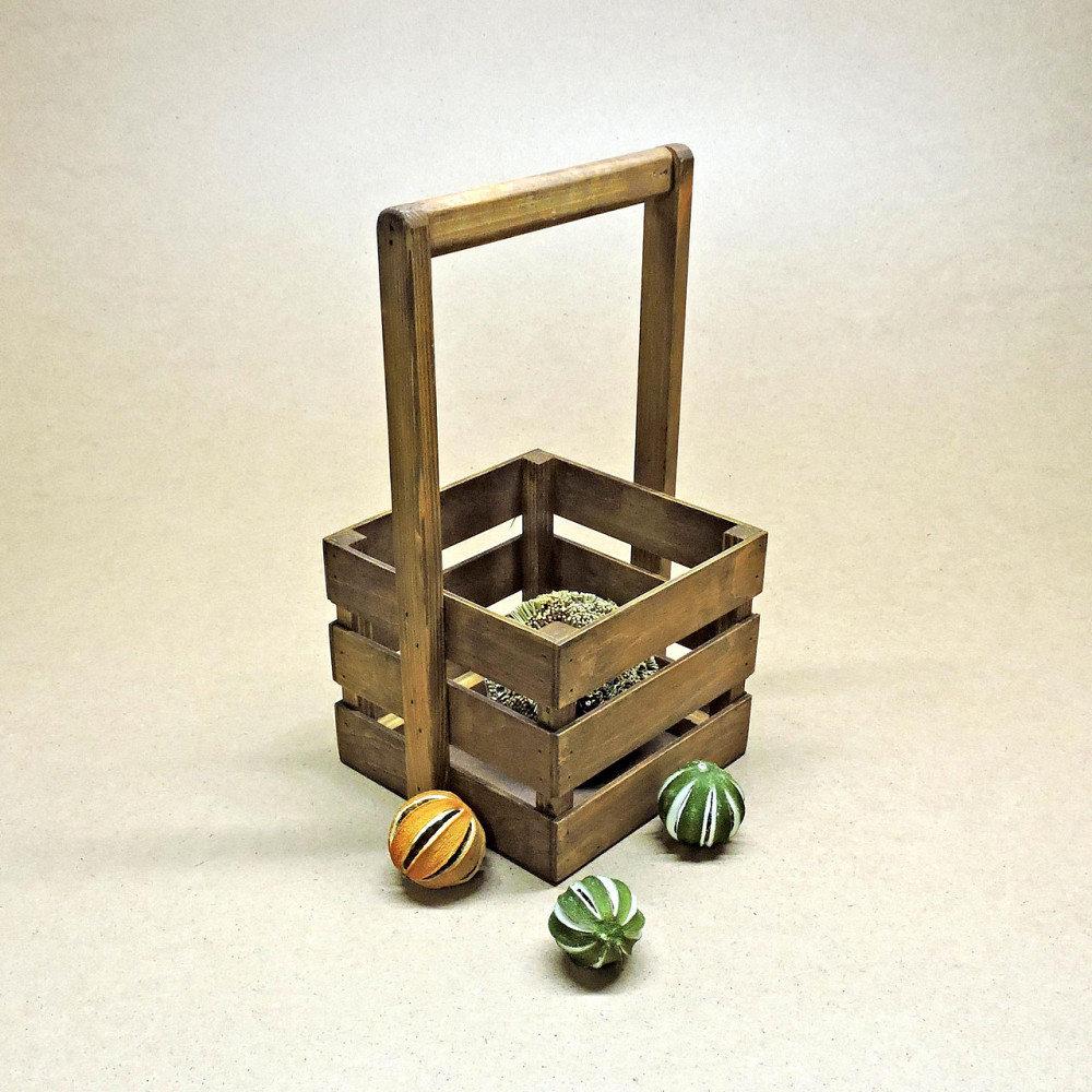 Подарунковий кошик "Шервуд 18х18" капучино Миколаїв - фото 1