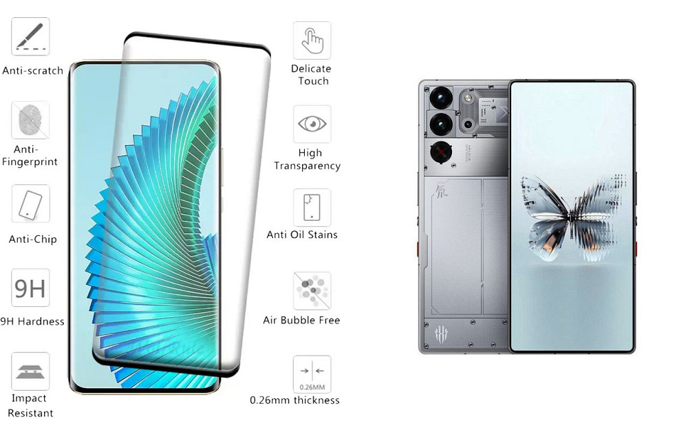 Захисне скло HyperGlass Pro для ZTE REDMAGIC 10 Pro, 10 Pro+ – максимальна чутливість та захист Київ - фото 2