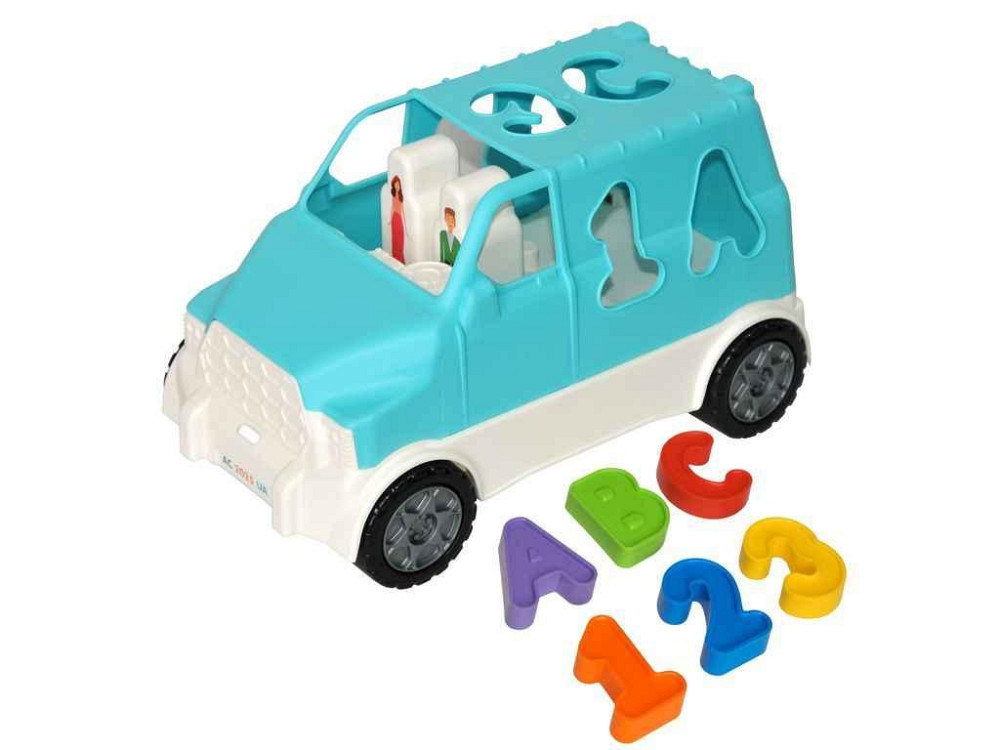 Сортер Smart Wheels 26*15*15см 6ел бирюзовый арт.40062 ТМ TIGRES Киев - изображение 1