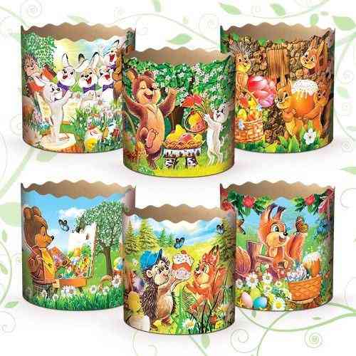 Форма для випікання Великодніх пасок (85*90) Дитячі (250 г) (50 шт.) Харків