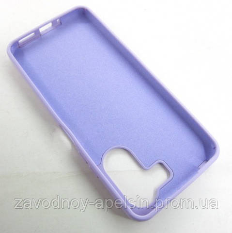 Xiaomi Redmi 13C Poco C65 Силіконовий чохол Мікрофібра (ліловий) Одеса - фото 3