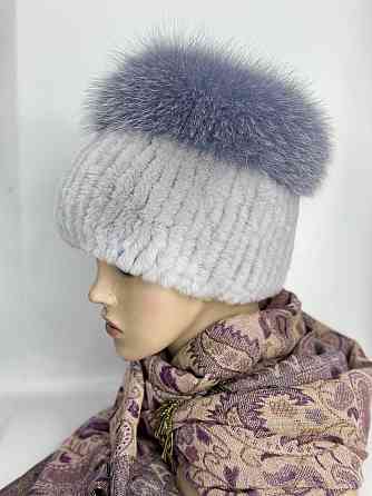 Шапка хутряна жіноча кубанка Медея Сірий Харків