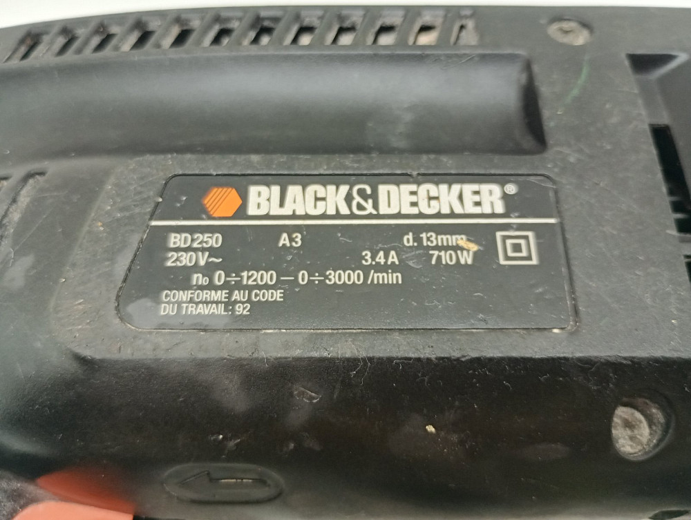 Ударний дриль Black Decker BD250 (Б клас) Луцьк - фото 3