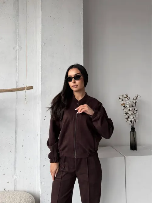 Жіночий костюм із замшу на дайвінгу Одеса - фото 11