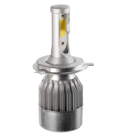 C6 Лампа світлодіодна цоколь H4 (к-кт 2 шт) 12V, 36W, 3800Lm + вентилятор (авиац. алюмін. профілю.) Мукачево