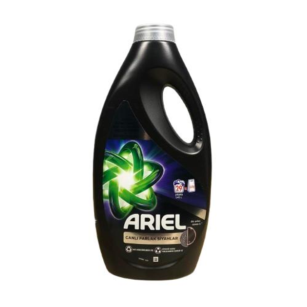 Гель для прання Ariel Black 1,450 мл на 29 циклів прання Київ - фото 1