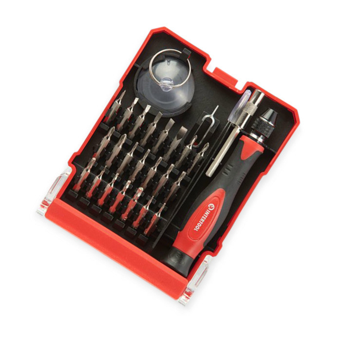 Викрутка з бітами 29 шт CrV прецизійна, пінцет, присоска (кейс) Мукачево - фото 7