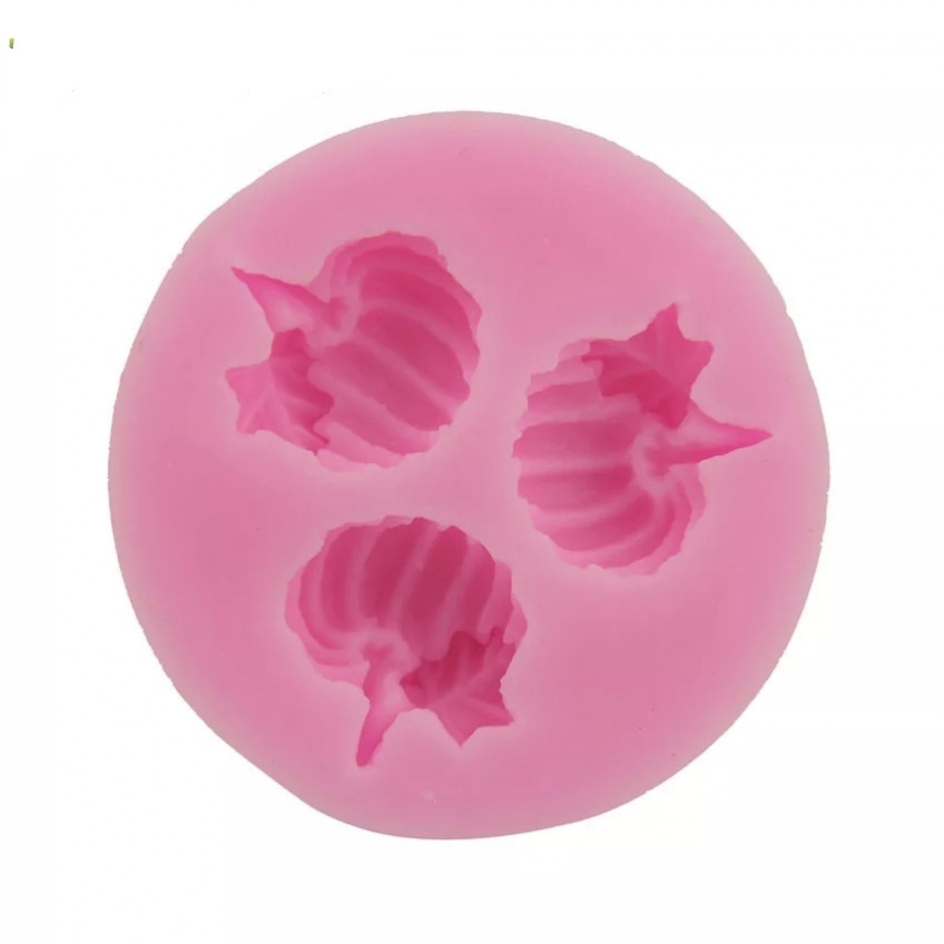 Молд силиконовый Тыквы 52 мм розовый Киев - изображение 9