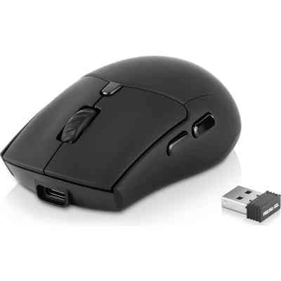 Мишка REAL-EL RM-460W Wireless/Bluetooth Black (EL123200048) Вінниця