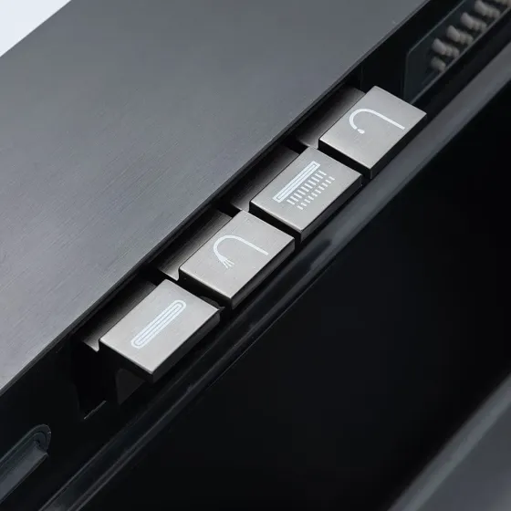 Кухонная мойка GAPPO GS 7547-19 PROFI 750*470 в комплекте со смесителем (3.0/0.8 мм) оружейная сталь Киев