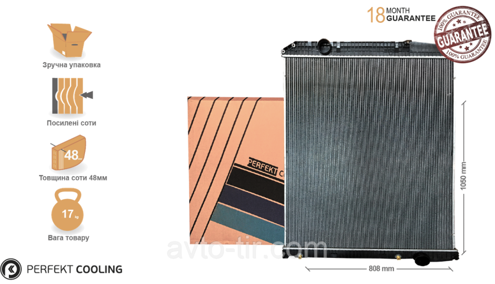 Радиатор без рамы MERCEDES ACTROS  9425002303 9425001203 9425002803 9425002903 Луцк - изображение 1