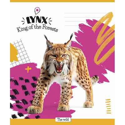 Зошит Школярик King of the Tropics 18 аркушів клітинка (018-3421K) Вінниця