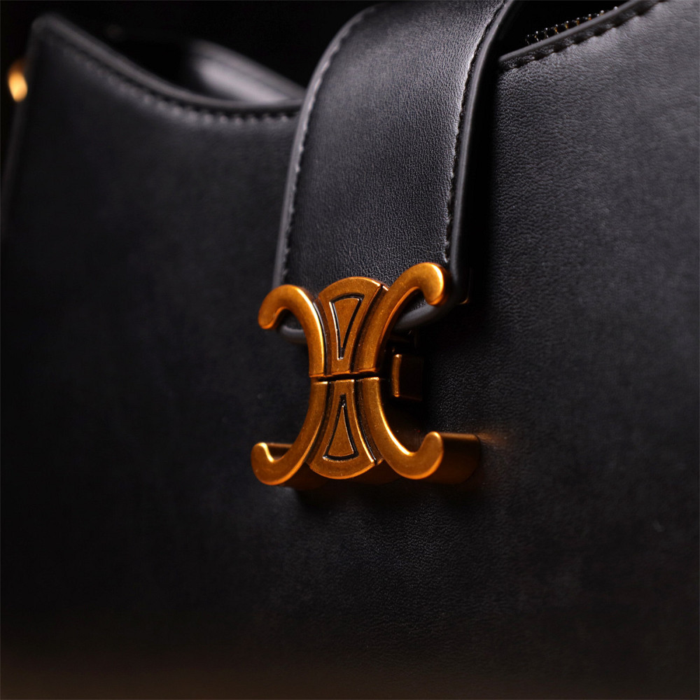 Жіноча елегантна сумка з екошкіри Vintage sale_15149 Чорний Київ - фото 9