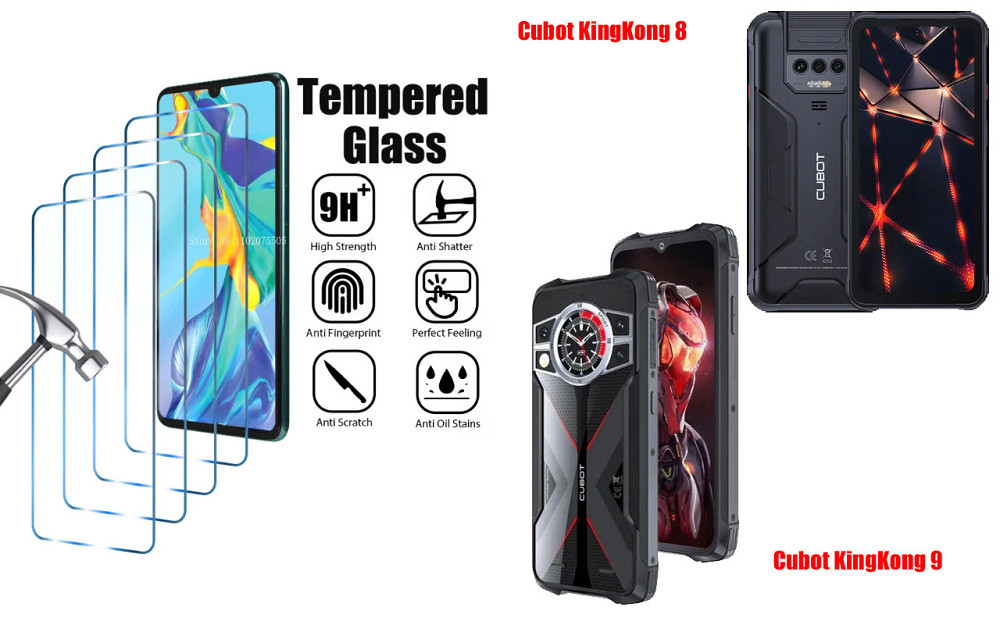 Защитное стекло ArmorGlass для Cubot KingKong 8, KingKong 9 – устойчивое к царапинам и ударам Киев - изображение 1