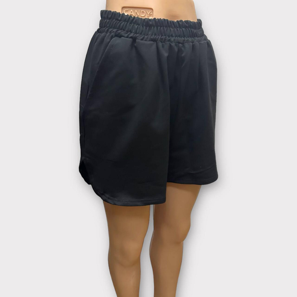 Шорты трикотажные женские Черный XL/2XL Харьков - изображение 3