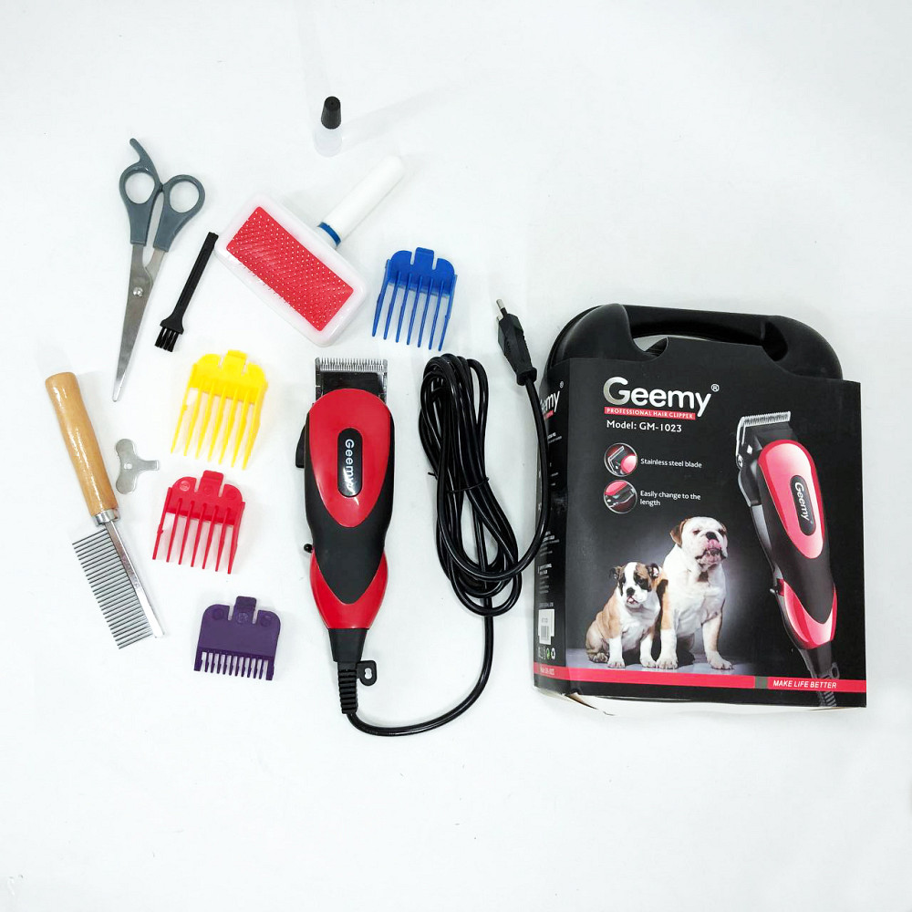 Машинка для стрижки тварин Gemei, Грумінг котів, Машинка-тример для стрижки домашніх тварин WI-83 Львів - фото 14