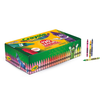 Карандаши цветные Crayola воскові, 120 шт зі стругачкою (52-6920) Винница - изображение 5