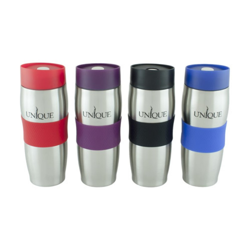 Термокухоль UNIQUE UN-1072 з нержавіючої сталі з індикатором температури, 380 мл, стильний дизайн Одеса - фото 1