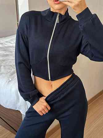 Женский теплый прогулочный костюм из турецкой ангоры Синий, 46/48 Одесса