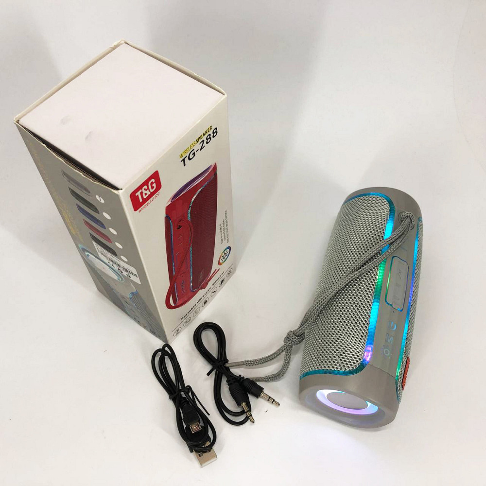 Колонка з ргб підсвічуванням TG288, Колонка на акумуляторі зі світломузикою Портативна блютуз JG-54 Львів - фото 7