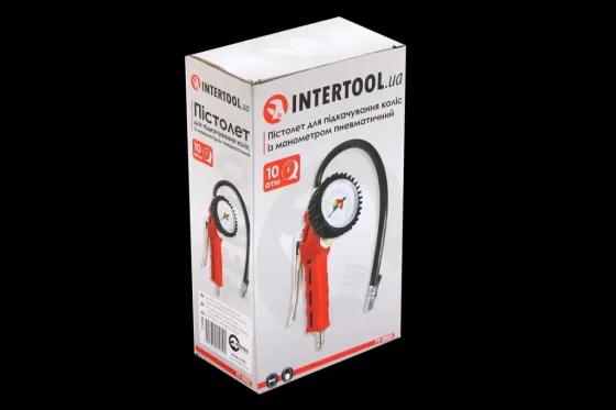 Пневмат. до 10атм. Intertool Prof (шланг 37cм, зручний розп.ман). Вінниця