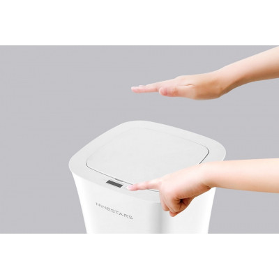 Контейнер для мусора Xiaomi Ninestars Waterproof Induction Trash White (DZT-10-11S) Винница - изображение 3