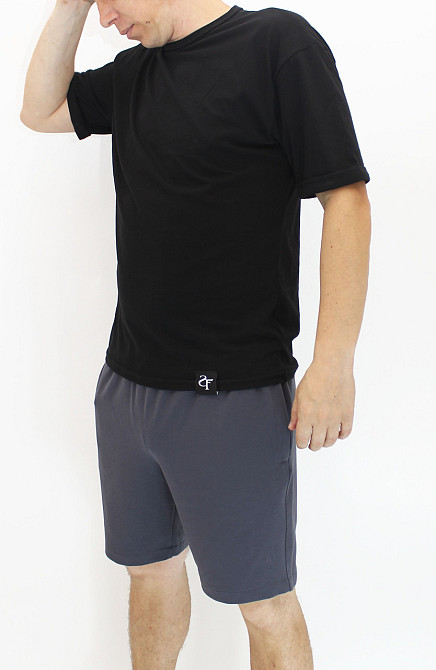 Шорти чоловічі спортивні Сірий M Харків - фото 6