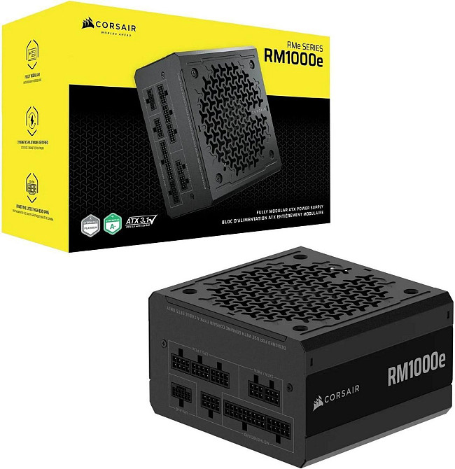 Блок живлення Corsair RM100ne ATX 3.1 (CP-9020297-EU) 1000W ( Чорний ) Харків - фото 6