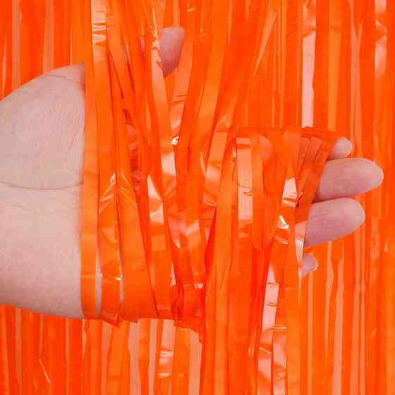 Дощик для фотозони 2 м на 1 м помаранчевий Київ