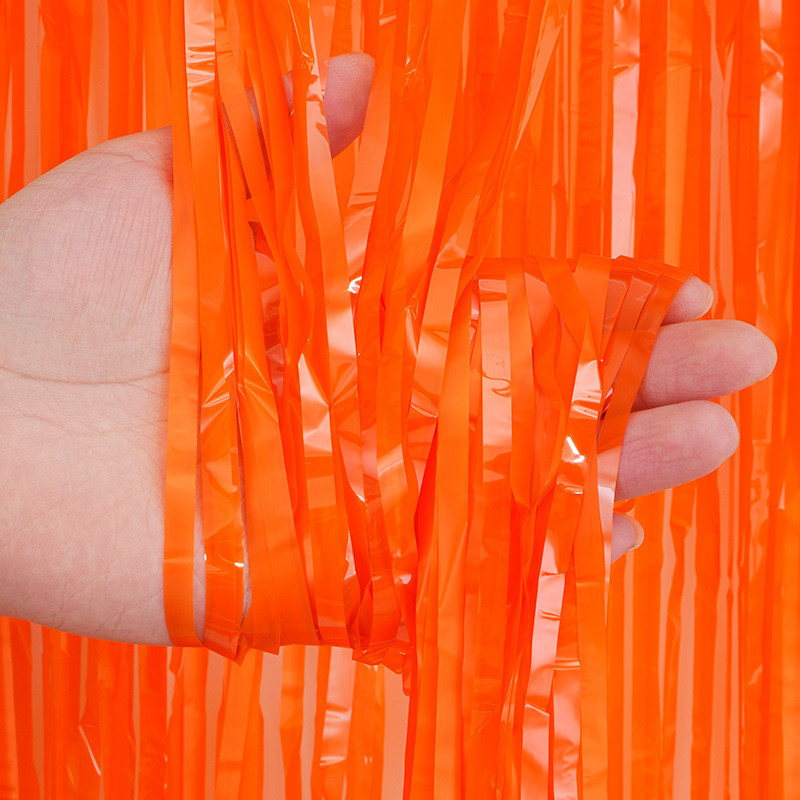 Дощик для фотозони 2 м на 1 м помаранчевий Київ - фото 1