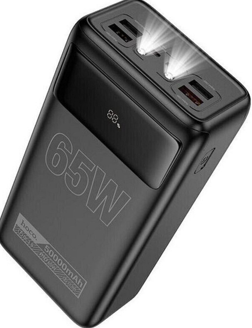 Power bank 65w для ноутбука Hoco DB81 50000 mah павербанк. Киев - изображение 1