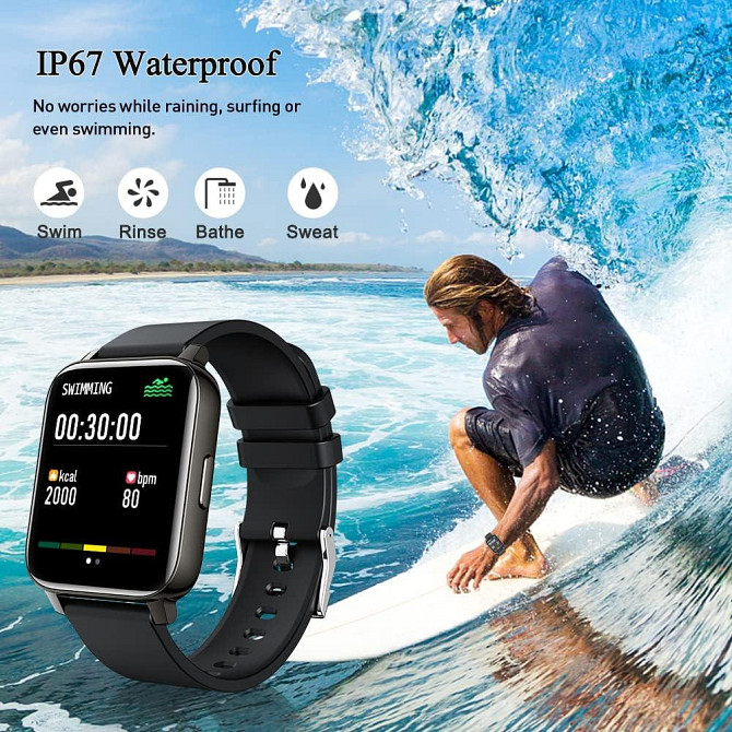 Розумний годинник Smart Watch Hero Smart Band 3 P36 IP67 Black з Німеччини Дніпро - фото 8