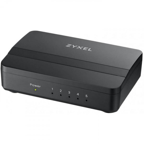 Комутатор Zyxel GS-105S v2, 5 портів 1000 Мбіт/с, настільний, пластиковий корпус (GS-105SV2-EU0101F) Киев - изображение 2