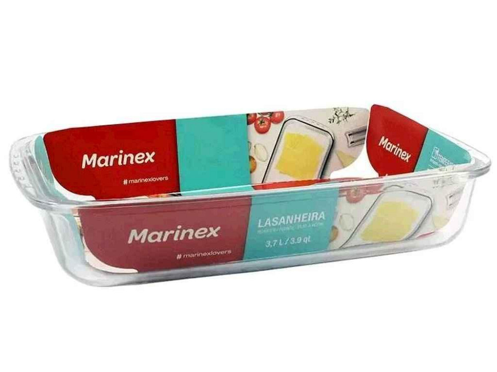 Форма д/запікання скл. прямокут. з руч. 3,7л ТМ MARINEX Київ - фото 1