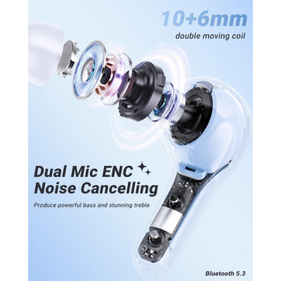 Навушники Acefast T8 Ice Blue (6974316282235) Вінниця - фото 4