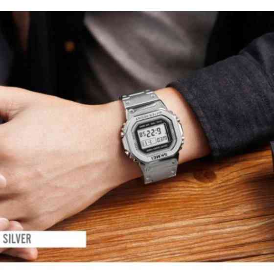 Мужские наручные часы Skmei 1456 Singapore Серебристые Киев