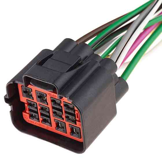 Роз'єм конектор с проводом, 12-кон., Фара, 0-1452299-1, 0-1452300-1, 0-1452301-1, TE Ford, Mazda Київ