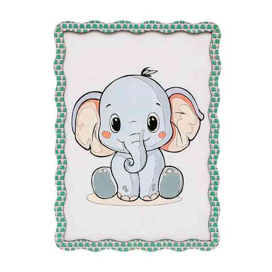 Дитячий набір для розпису по дереву "Слоник" Puz-22949 формат А4 Вінниця