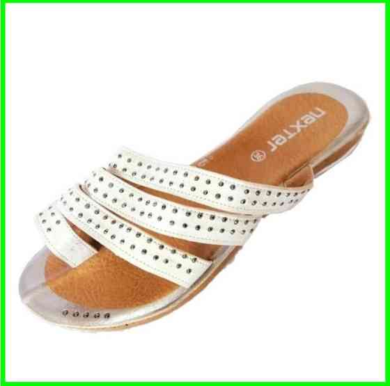 Женские Тапочки Шлёпанцы Сланцы Вьетнамки Белые (размеры: 36) Днепр