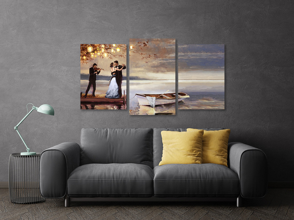 Модульна картина у вітальню/ спальню  Танець під скрипку   Art-560_3 70x130 см Київ - фото 3