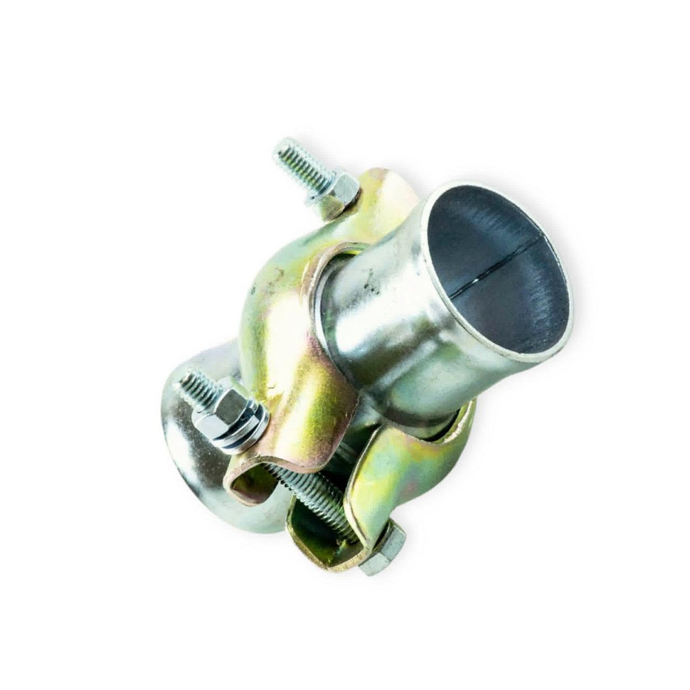 Хомут d=42 з патрубком глушника Мукачево - фото 1