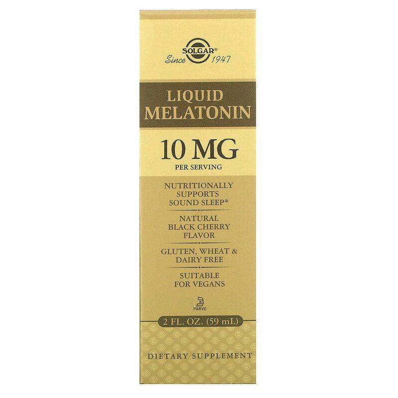 Мелатонін Solgar Melatonin 10 мг 59 мл Чорна вишня Київ - фото 2