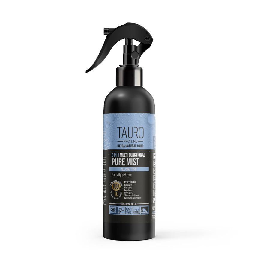 Tauro Pro Line Ultra Natural Care 6in1 Pure Mist Багатофункціональний засіб для догляду за домашніми тваринами, 250 мл Киев - изображение 1