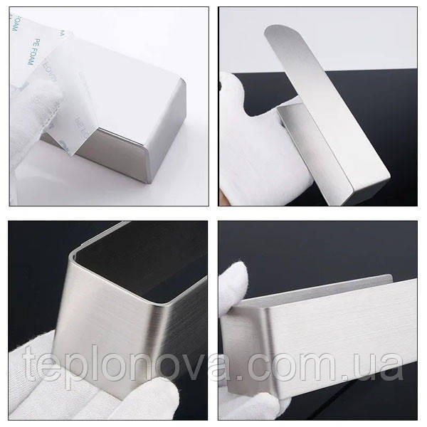 Полотенцедержатель Navin 230 мм, нержавеющая сталь Черновцы - изображение 5