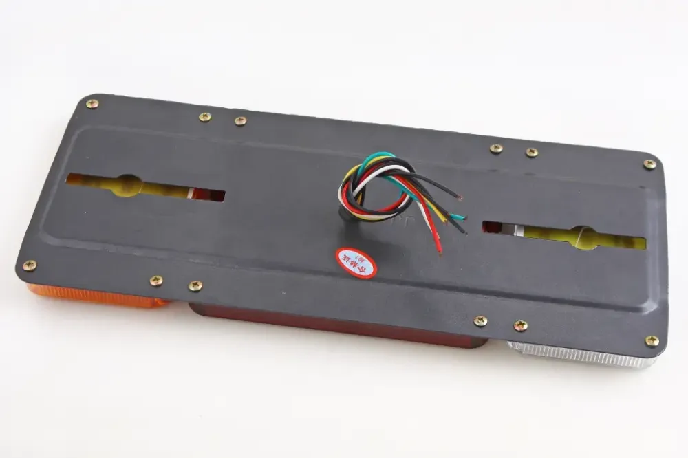 Тло причепу прямоуг. Білий/червоний/ оранжевий. Диодний (145*340*20ммм) Вінниця - фото 2