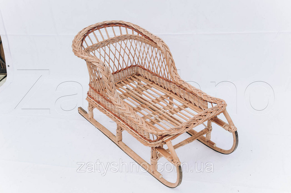 Санки плетеные детские из лозы | санки из лозы | детские санки из лозы | cанки плетеные детские со с Киев - изображение 3