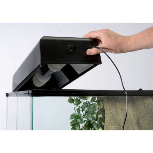 Світильник ExoTerra для тераріумів Compact top для ультрафіолетових ламп пластик метал E27 30х9х15 см Київ - фото 2