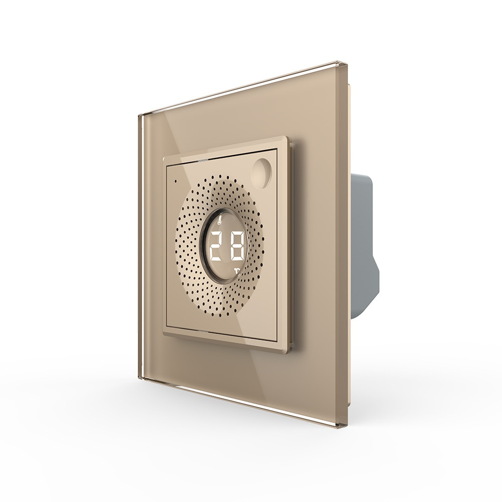 Термометр-гігрометр LIVOLO, 230В, золотий Коломыя - изображение 1